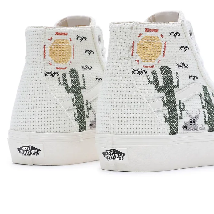 Vans Classics Women Desert Embroidery Sk8Hi Tapered VR3 Shoes White