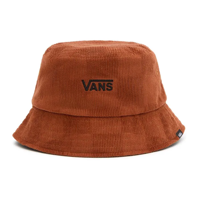Vans Hats and Beanies Men Dusk Downer Check Bucket Hat Brown