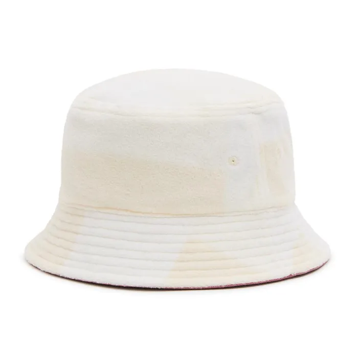 Vans Hats and Beanies Women Winter Checker Bucket Hat White
