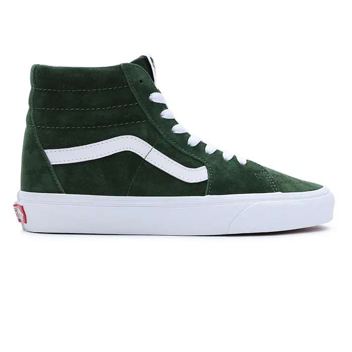 Vans HiTop Shoes Men Pig Suede Sk8Hi Shoes Green