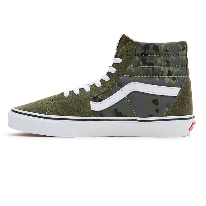 Vans HiTop Shoes Men Sk8Hi Shoes Green Grey