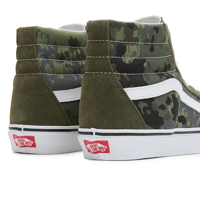 Vans HiTop Shoes Men Sk8Hi Shoes Green Grey