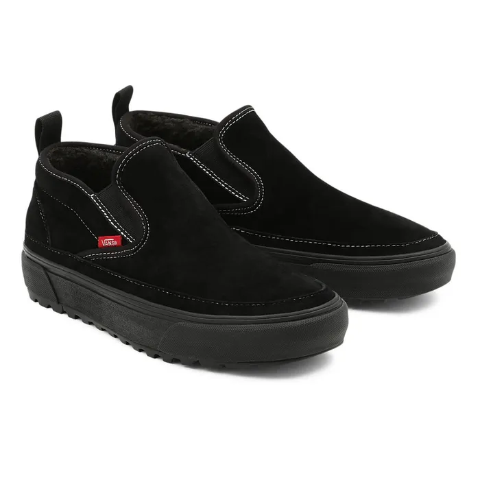 Vans HiTop Shoes Women Mid Slip MTE1 Shoes Black