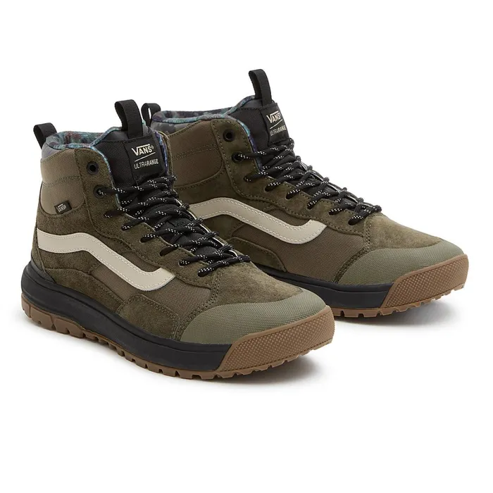 Vans HiTop Shoes Women Rain Camo UltraRange EXO Hi MTE1 Shoes Green