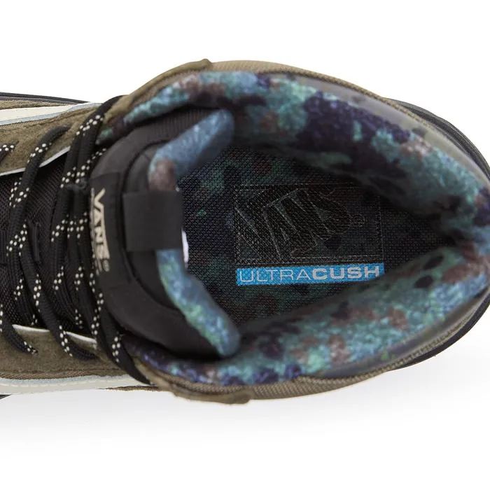 Vans HiTop Shoes Women Rain Camo UltraRange EXO Hi MTE1 Shoes Green