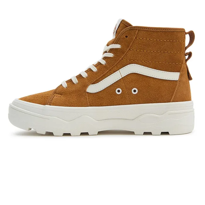 Vans HiTop Shoes Women Sentry Sk8Hi MTE1 Shoes Yellow Beige