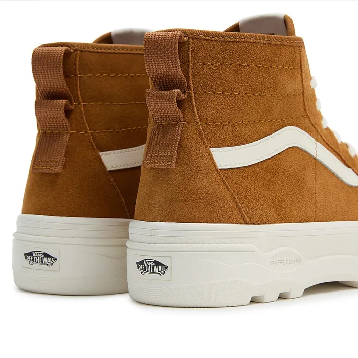 Vans HiTop Shoes Women Sentry Sk8Hi MTE1 Shoes Yellow Beige