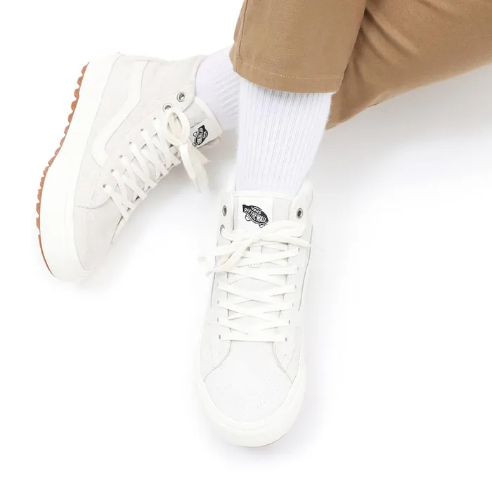 Vans HiTop Shoes Women Sk8Hi MTE1 Shoes White