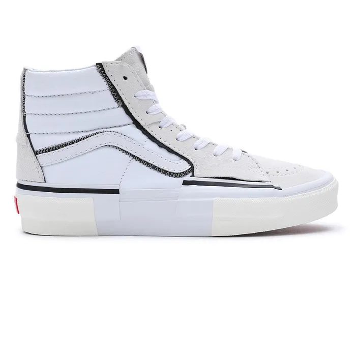 Vans HiTop Shoes Women Sk8Hi Reconstruct Shoes White