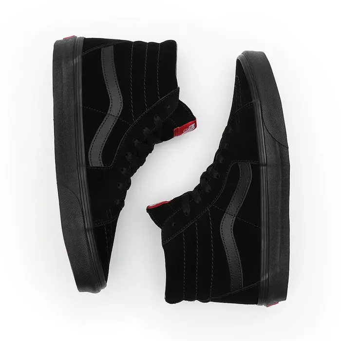 Vans HiTop Shoes Women Suede Sk8Hi Shoes Black