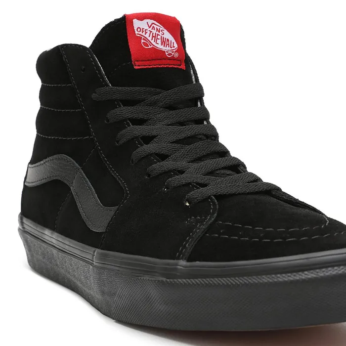 Vans HiTop Shoes Women Suede Sk8Hi Shoes Black