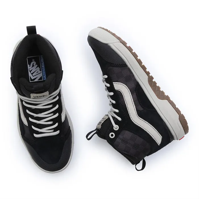 Vans HiTop Shoes Women Tonal Checkerboard UltraRange EXO Hi MTE1 Shoes Black