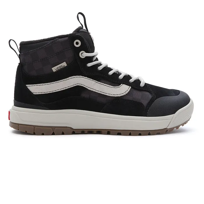 Vans HiTop Shoes Women Tonal Checkerboard UltraRange EXO Hi MTE1 Shoes Black