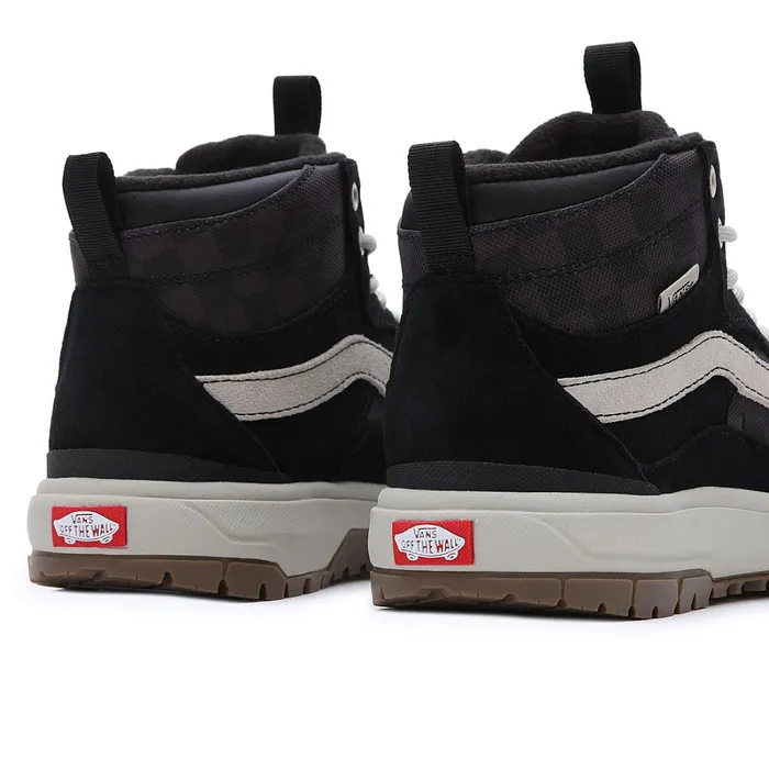 Vans HiTop Shoes Women Tonal Checkerboard UltraRange EXO Hi MTE1 Shoes Black