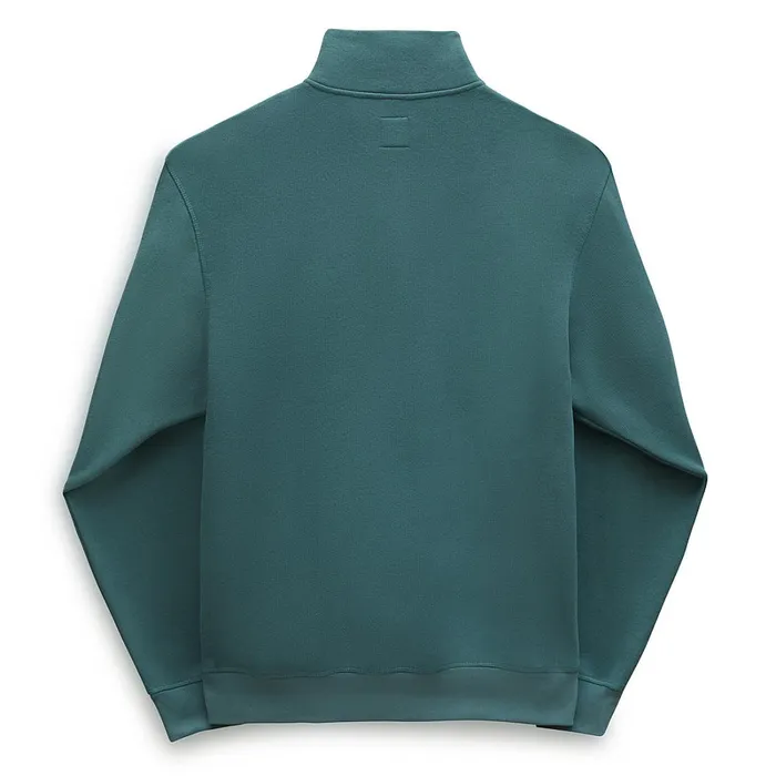 Vans Hoodies and Sweatshirts Men ComfyCush Quarter Zip Sweatshirt Blue Green