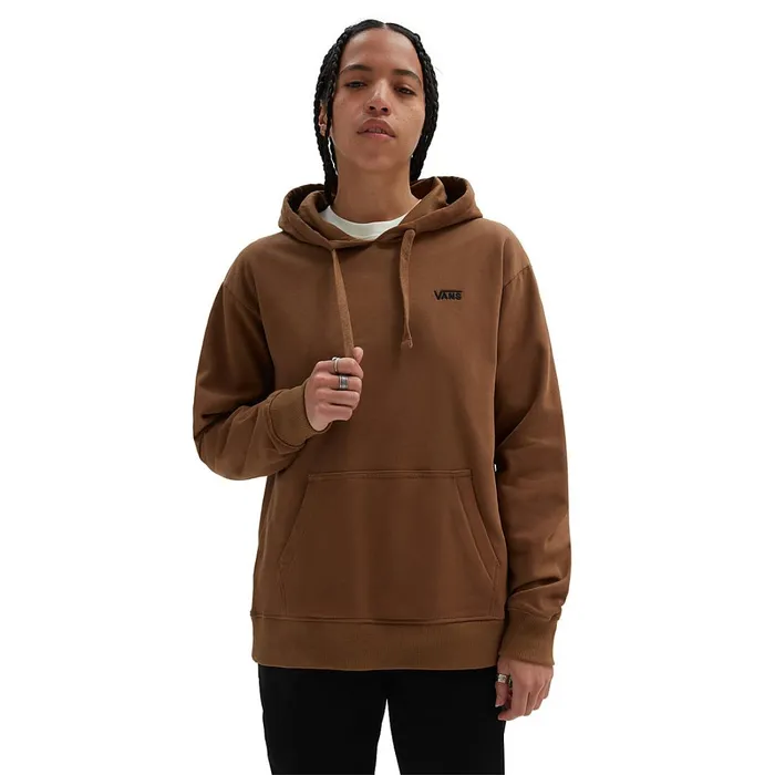 Vans Hoodies and Sweatshirts Women Flying V Boyfriend Fit Pullover Hoodie Brown