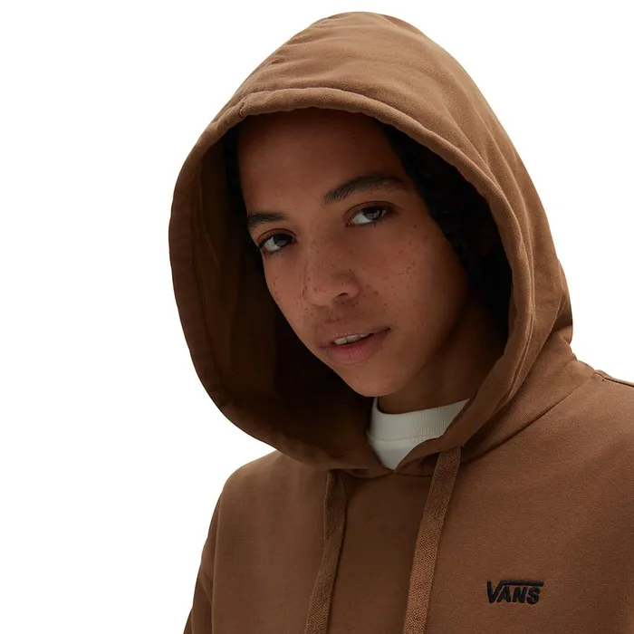 Vans Hoodies and Sweatshirts Women Flying V Boyfriend Fit Pullover Hoodie Brown