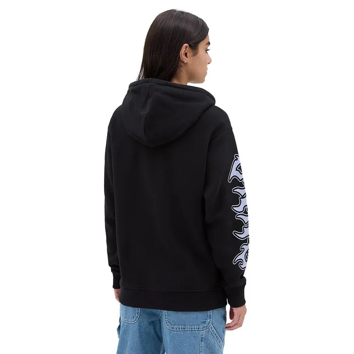 Vans Hoodies and Sweatshirts Women Manic Type Boyfriend Pullover Hoodie Black