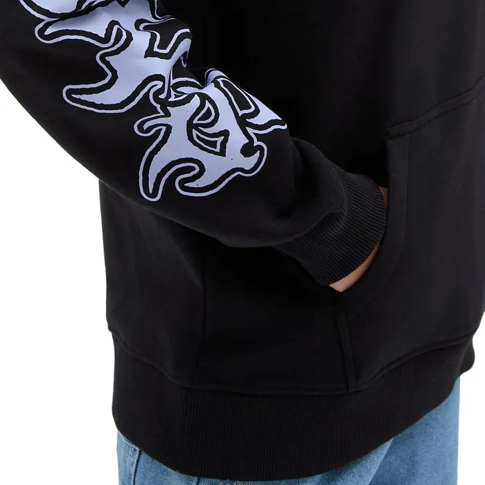 Vans Hoodies and Sweatshirts Women Manic Type Boyfriend Pullover Hoodie Black
