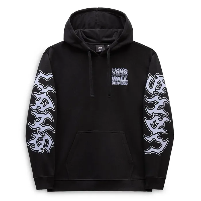 Vans Hoodies and Sweatshirts Women Manic Type Boyfriend Pullover Hoodie Black