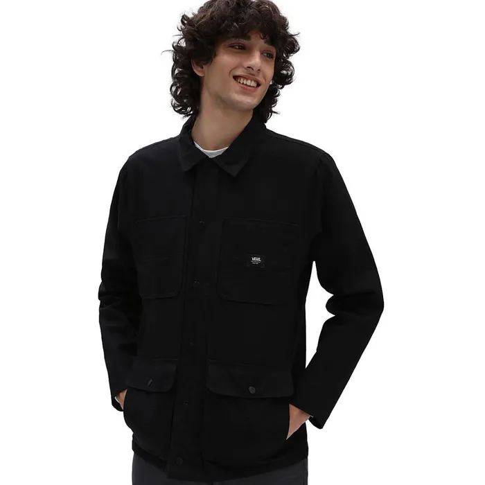 Vans Jackets and Coats Men Drill Chore Coat Lined Black