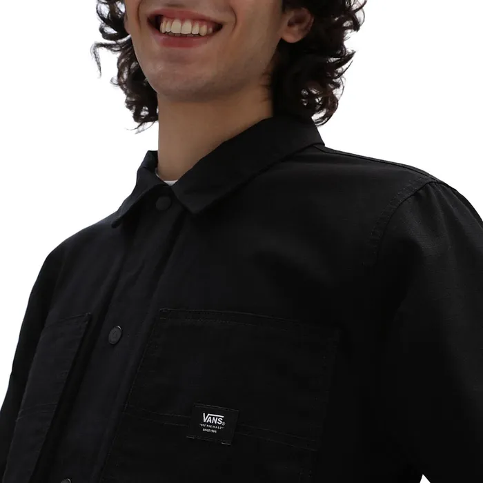Vans Jackets and Coats Men Drill Chore Coat Lined Black