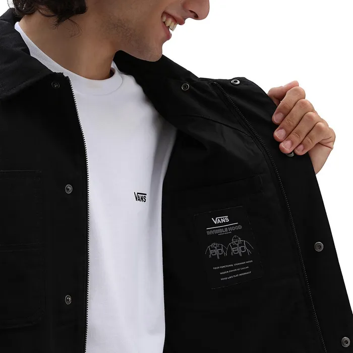 Vans Jackets and Coats Men Drill Chore Coat Lined Black