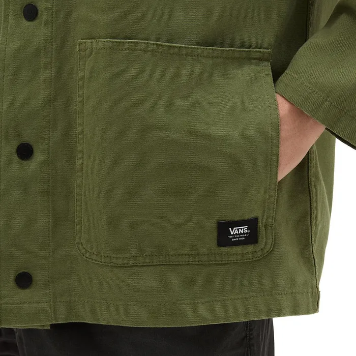Vans Jackets and Coats Men Drill Chore Jacket Green