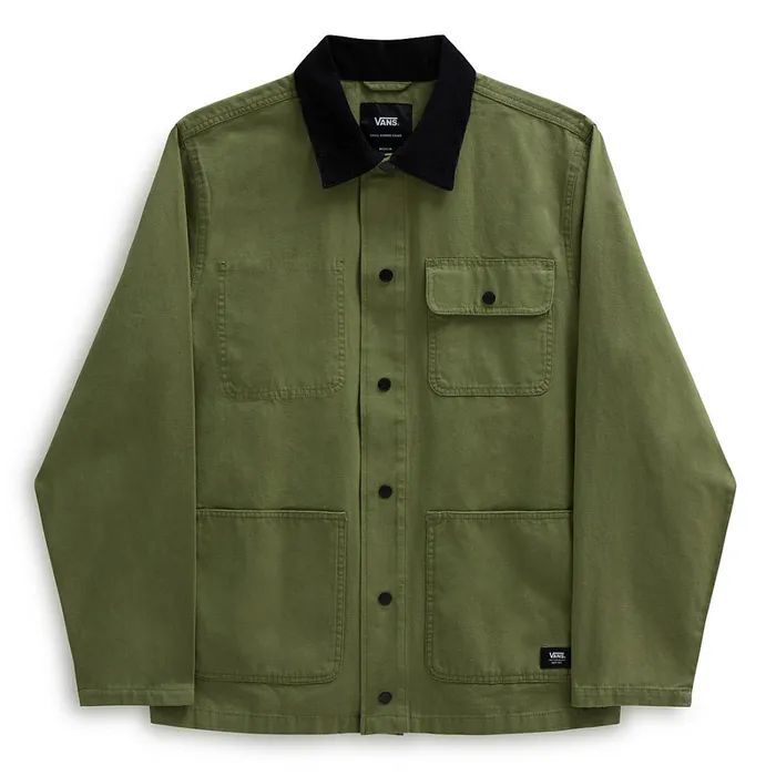Vans Jackets and Coats Men Drill Chore Jacket Green