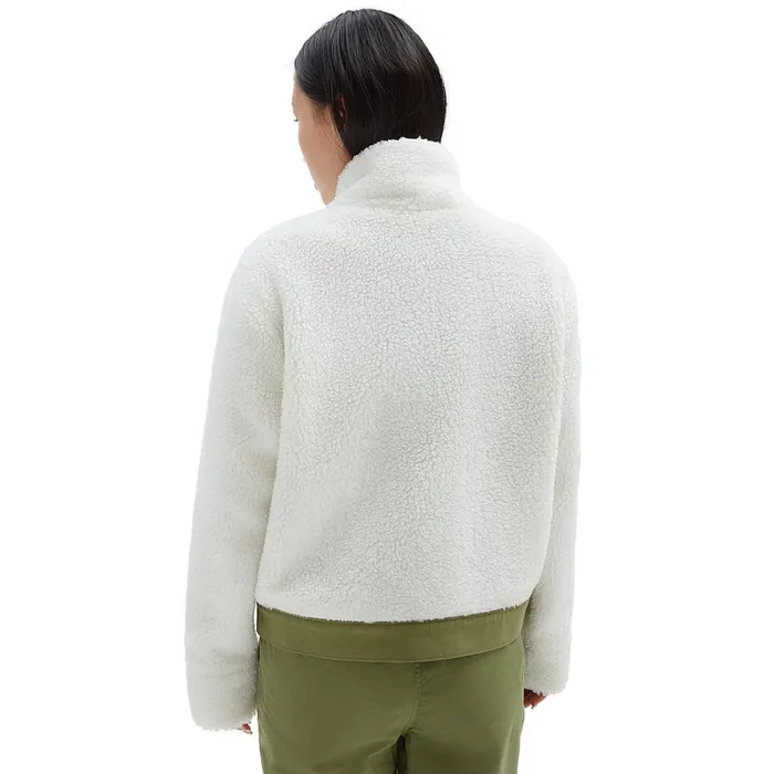Vans Jackets and Coats Women Tevis Sherpa Fleece Jacket White
