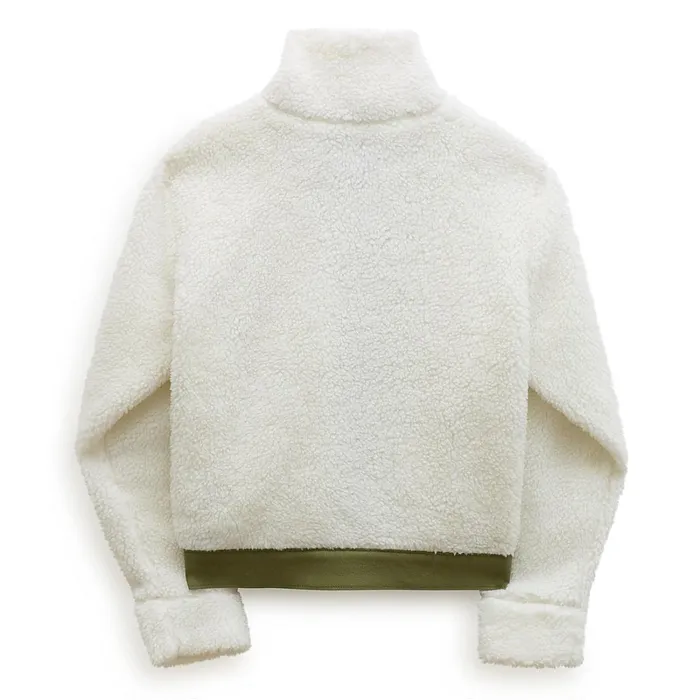Vans Jackets and Coats Women Tevis Sherpa Fleece Jacket White