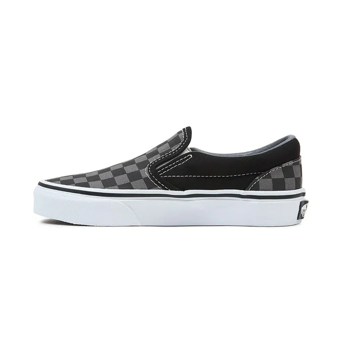 Vans Kids Shoes 48 Years Kids Checkerboard Classic SlipOn Shoes 48 Years Black Grey