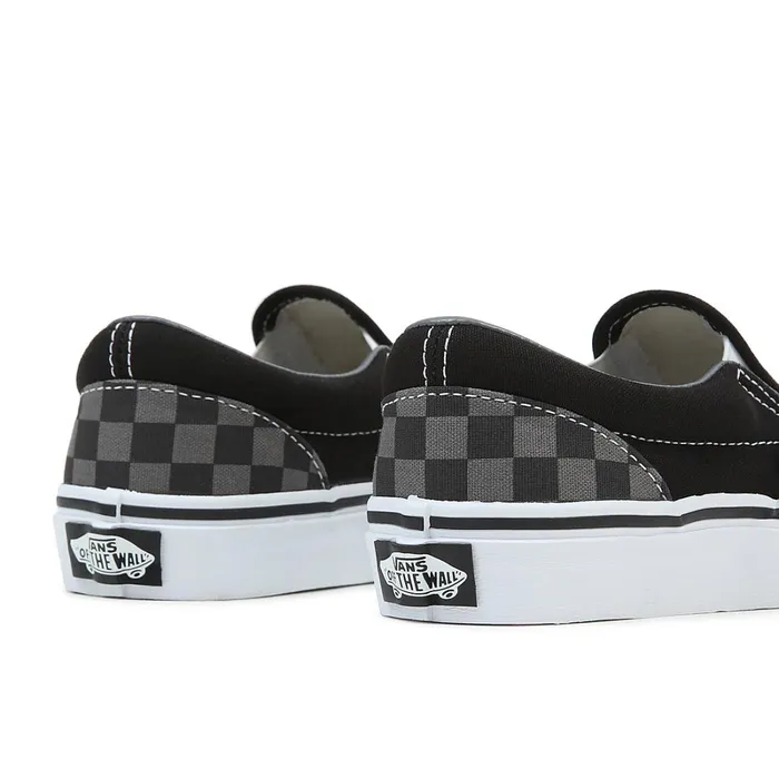 Vans Kids Shoes 48 Years Kids Checkerboard Classic SlipOn Shoes 48 Years Black Grey