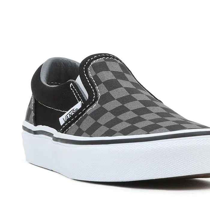 Vans Kids Shoes 48 Years Kids Checkerboard Classic SlipOn Shoes 48 Years Black Grey