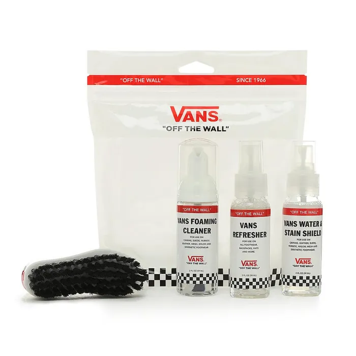 Vans Laces and Product Care Women Shoe Care Travel Kit White Vans Laces and Product Care Women Shoe Care Travel Kit White