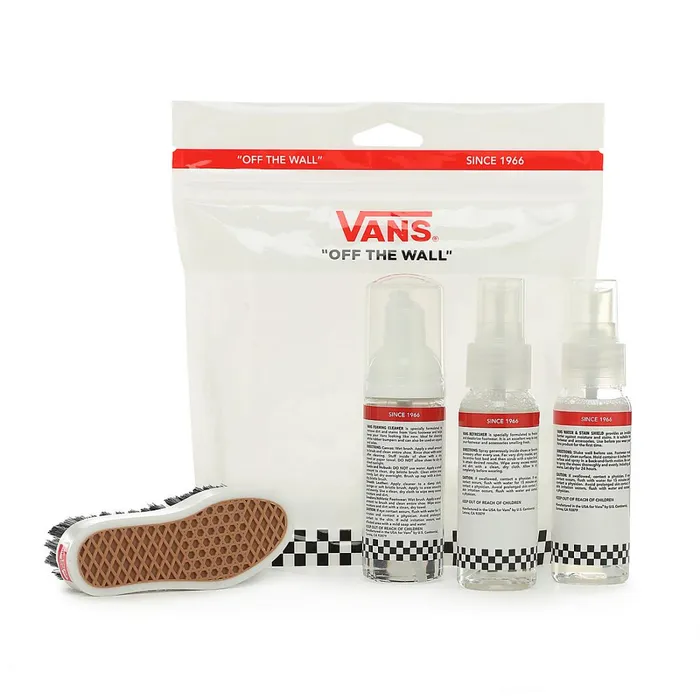 Vans Laces and Product Care Women Shoe Care Travel Kit White Vans Laces and Product Care Women Shoe Care Travel Kit White