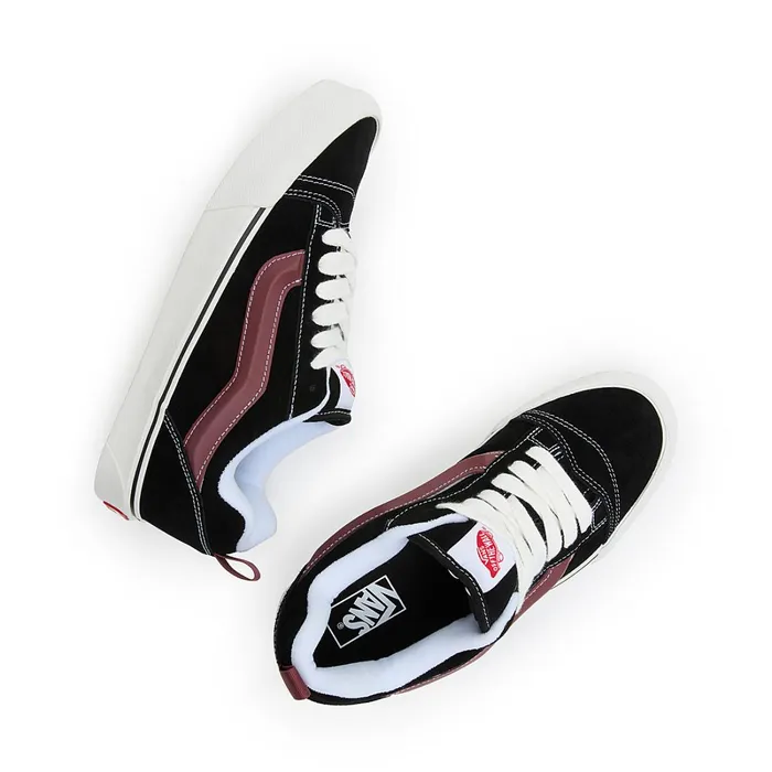 Vans Lowtop Shoes Men Knu Skool Shoes Black Red