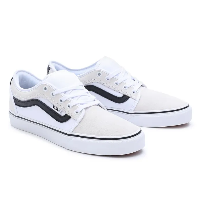 Vans Lowtop Shoes Women Chukka Low Sidestripe Shoes White