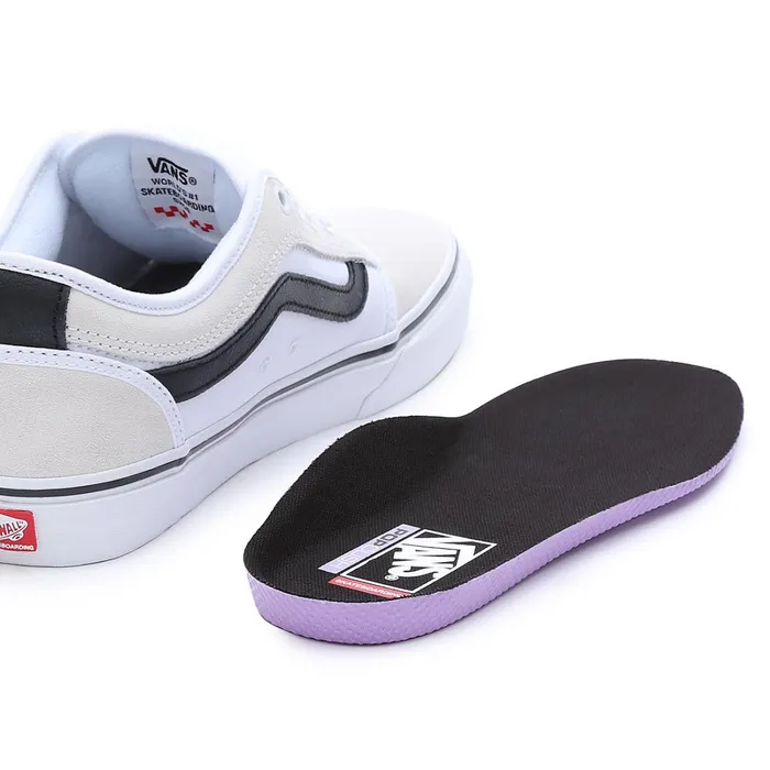 Vans Lowtop Shoes Women Chukka Low Sidestripe Shoes White