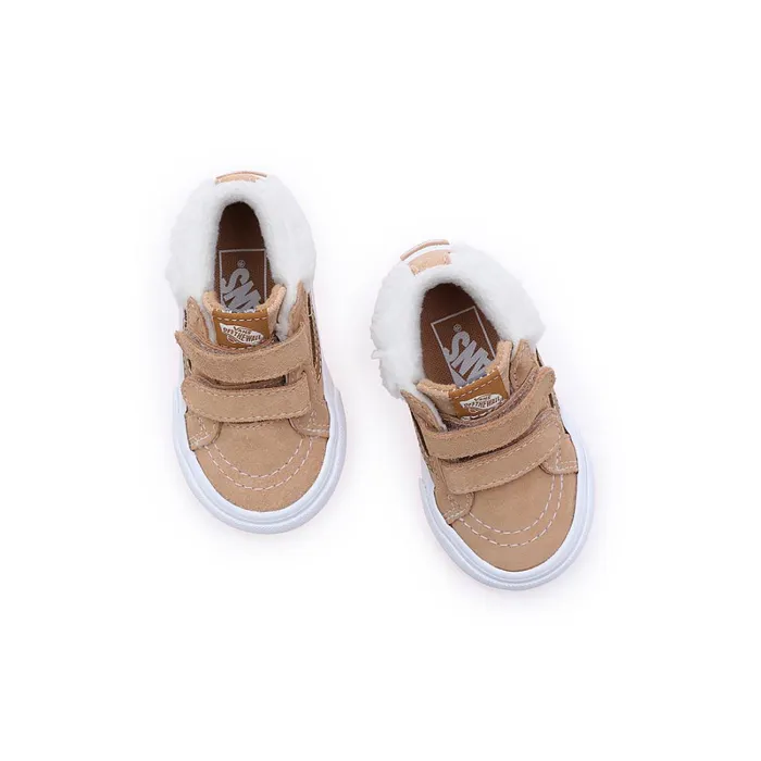 Vans MTE Shoes Kids Toddler Sk8Mid Reissue Hook And Loop MTE1 Shoes 14 Years Brown