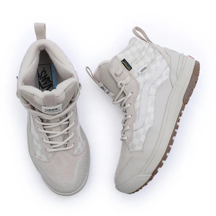 Vans MTE Shoes Men UltraRange EXO Hi MTE2 Checkerboard Shoes Green Beige