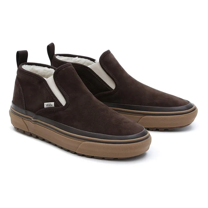 Vans MTE Shoes Women Mid Slip MTE1 Shoes Brown