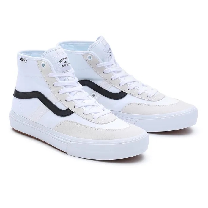 Vans Skate Shoes Men Crockett High Shoes White