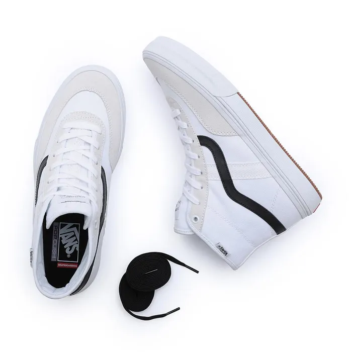 Vans Skate Shoes Men Crockett High Shoes White