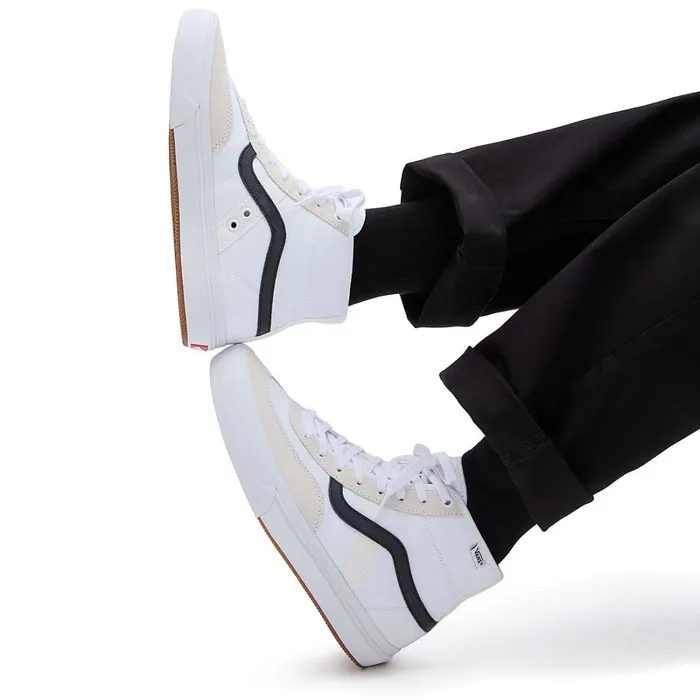 Vans Skate Shoes Men Crockett High Shoes White