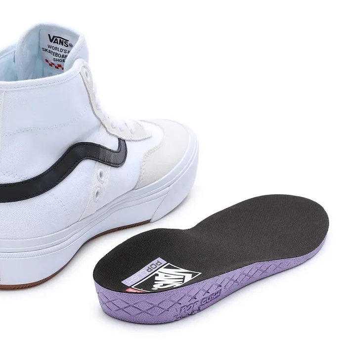 Vans Skate Shoes Men Crockett High Shoes White
