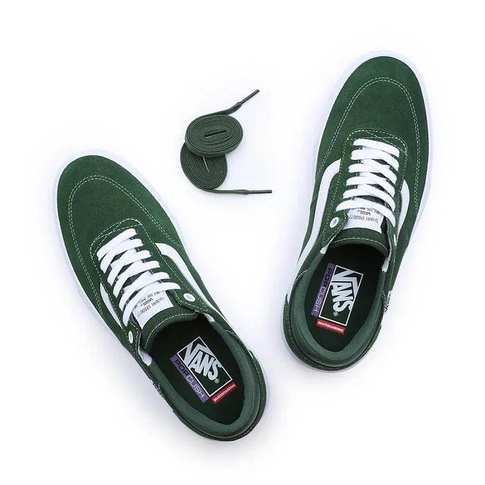 Vans Skate Shoes Men Gilbert Crockett Shoes Green White
