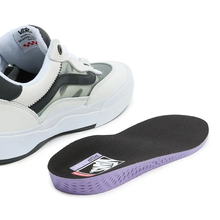 Vans Skate Shoes Men Wayvee Leather Shoes White
