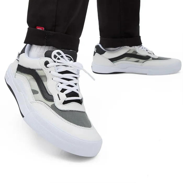 Vans Skate Shoes Men Wayvee Leather Shoes White