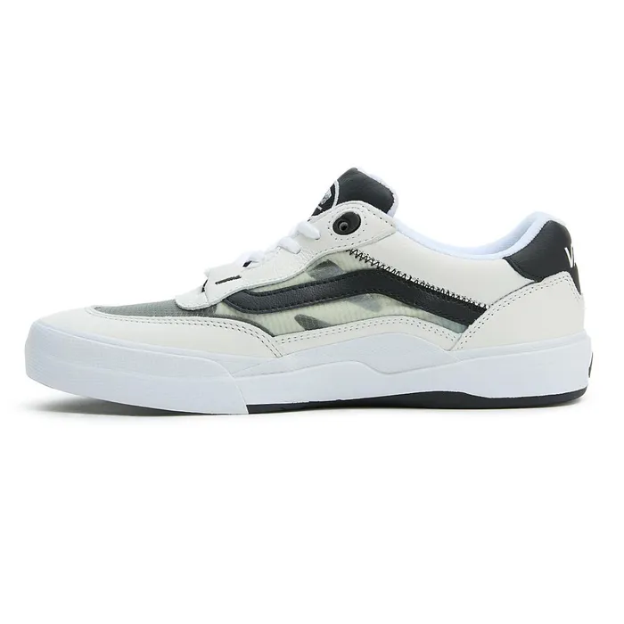 Vans Skate Shoes Men Wayvee Leather Shoes White